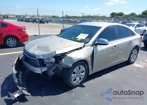 2013 Chevrolet Cruze Ls Auto из США, поврежденный, VIN 1G1PA5SH5D7220543